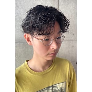 波巻きパーマ マッシュ 波巻きスパイラル ツイストスパイラル