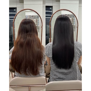 髪質改善カラー/髪質改善/透明感カラー