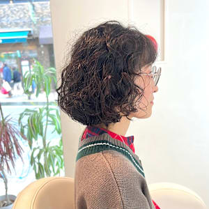 セットが楽になる！ボブパーマ♪