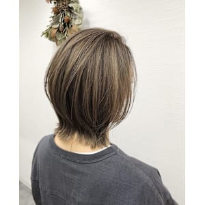 カット＋白髪ぼかしハイライト＋トリートメント