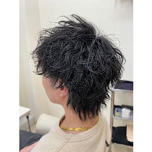 ウルフ×ツイストスパイラルパーマ