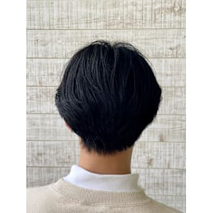 センターパート・ニュアンスパーマ