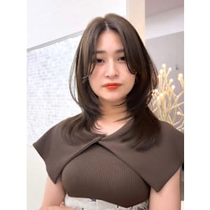 顔まわりカット/前髪/似合わせカット/レイヤーカット/銀座