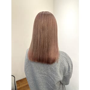 池袋 ケアブリーチ ハイトーン ピンクベージュ♪