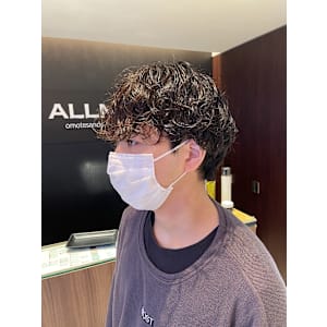 シャドウパーマ 韓国ヘア メンズ 原宿 表参道