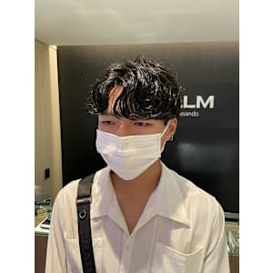 シャドウパーマ 韓国ヘア メンズ 原宿 表参道