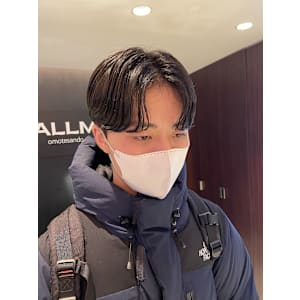 韓国風カルマパーマ 韓国ヘア メンズ 原宿 表参道