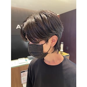 韓国風カルマパーマ 韓国スタイル メンズカット 原宿 表参道