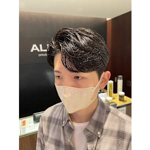 韓国ヘア ダウンパーマ 髪質改善 カルマヘア メンズ韓国ヘア