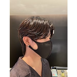 韓国風カルマパーマ 韓国スタイル メンズカット 原宿 表参道