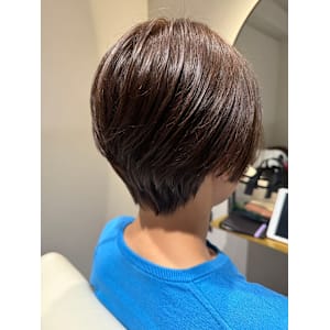 大人ショート×くすみブラウン 『銀座/個室』