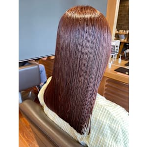 ピンクブラウンカラー