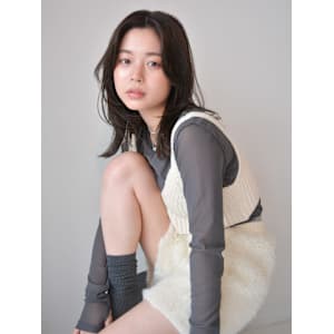 【tetote門戸厄神】ナチュラルワンレンスタイル/黒髪