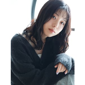 【tetote門戸厄神】アッシュブラック/小顔スタイル◎