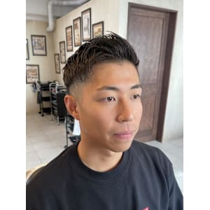 【30代 男性】ロンドンナチュラルツーブロ(大宮/バーバー)