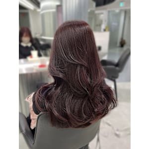 《Xena ria》大人ピンクブラウン×レイヤーカット