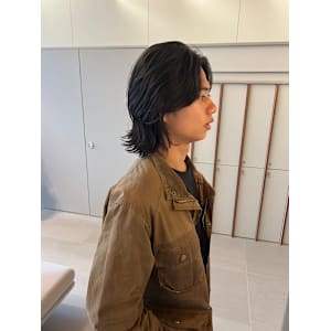 ベリーショート/ダークアッシュ/ニュアンスパーマ/栄/久屋