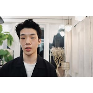 アップバングヘア