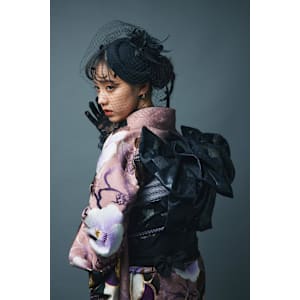 結婚式ヘア/結婚式参列ヘア/袴ヘア/袴/水引きヘア/元町