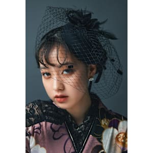 結婚式ヘア/結婚式参列ヘア/袴ヘア/袴/水引きヘア/元町