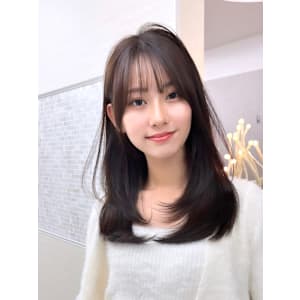 顔まわりカット/前髪/似合わせカット/レイヤーカット/銀座