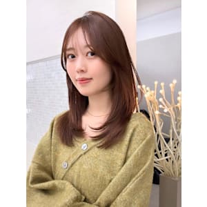 顔まわりカット/前髪/似合わせカット/レイヤーカット/銀座