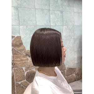 切りっぱなしボブ - HEARTS hair's五日市店【ハーツヘアーズイツカイチテン】掲載中