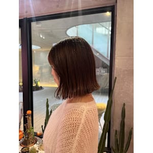 人気のぱっつんボブ