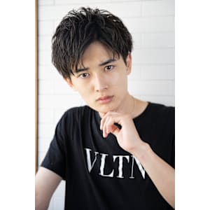 【小久保style】メンズカットツーブロックツイストウルフ