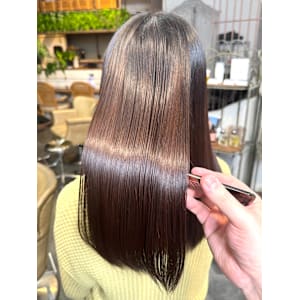 縮毛矯正+髪質改善ヘアエステ 10代20代30代/仙台