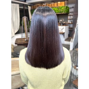 縮毛矯正+髪質改善ヘアエステ 10代20代30代/仙台