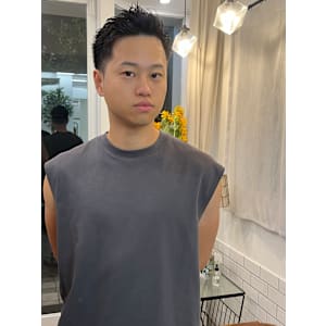 メンズショートレイヤー