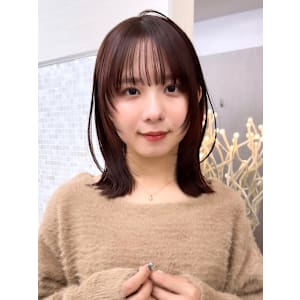 顔まわりカット/前髪/似合わせカット/レイヤーカット/銀座