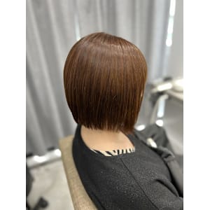 ダメージレス縮毛矯正&カラー