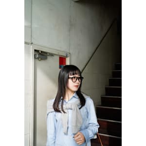 ロングヘア×ワイドバング