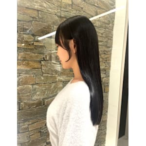 ツヤツヤ暗髪、髪質改善トリートメント