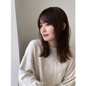 顔まわりカット/前髪/似合わせカット/レイヤーカット/銀座