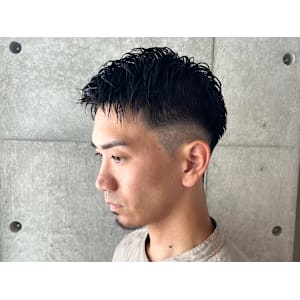 メンズカット 短髪 ソフトツイスト ツーブロック 刈り上げ