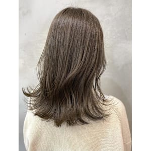 オリーブベージュ　(ブリーチなし)