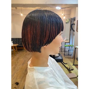 個性派マッシュ風ボブ×guest style