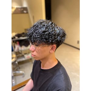 メンズマッシュ/ツイストスパイラル/アッシュブラック