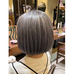 透け感グレージュ - 個室ヘッドスパ専門店　Niche西梅田【ニッチニシウメダ】掲載中