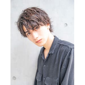 【小久保style】メンズカットツーブロックツイストウルフ