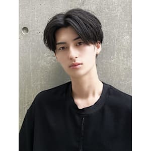 色気爽やかセンターパート