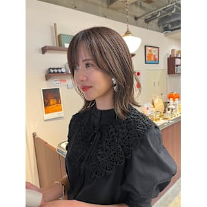 【Look at】ミディアムレイヤーオリーブブラウン