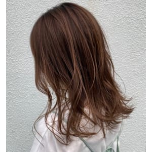 【外ハネミックス】高松　レイヤー　ベージュ