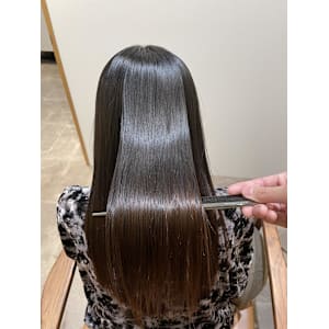 手で乾かしただけ美髪矯正