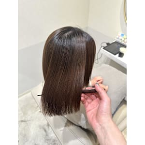 枚方リタッチ縮毛矯正○山地