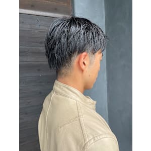 大人ツーブロック