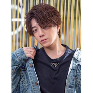 【小久保style】メンズカットツーブロックツイストウルフ